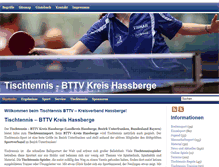 Tablet Screenshot of bttv-kreis-hassberge.de
